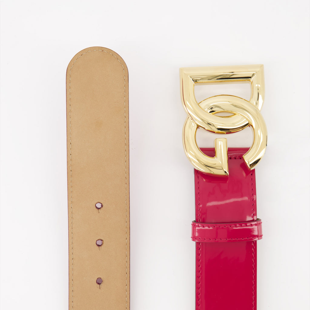Cintos Ceinture DG Dolce & Gabbana Rosa Femme