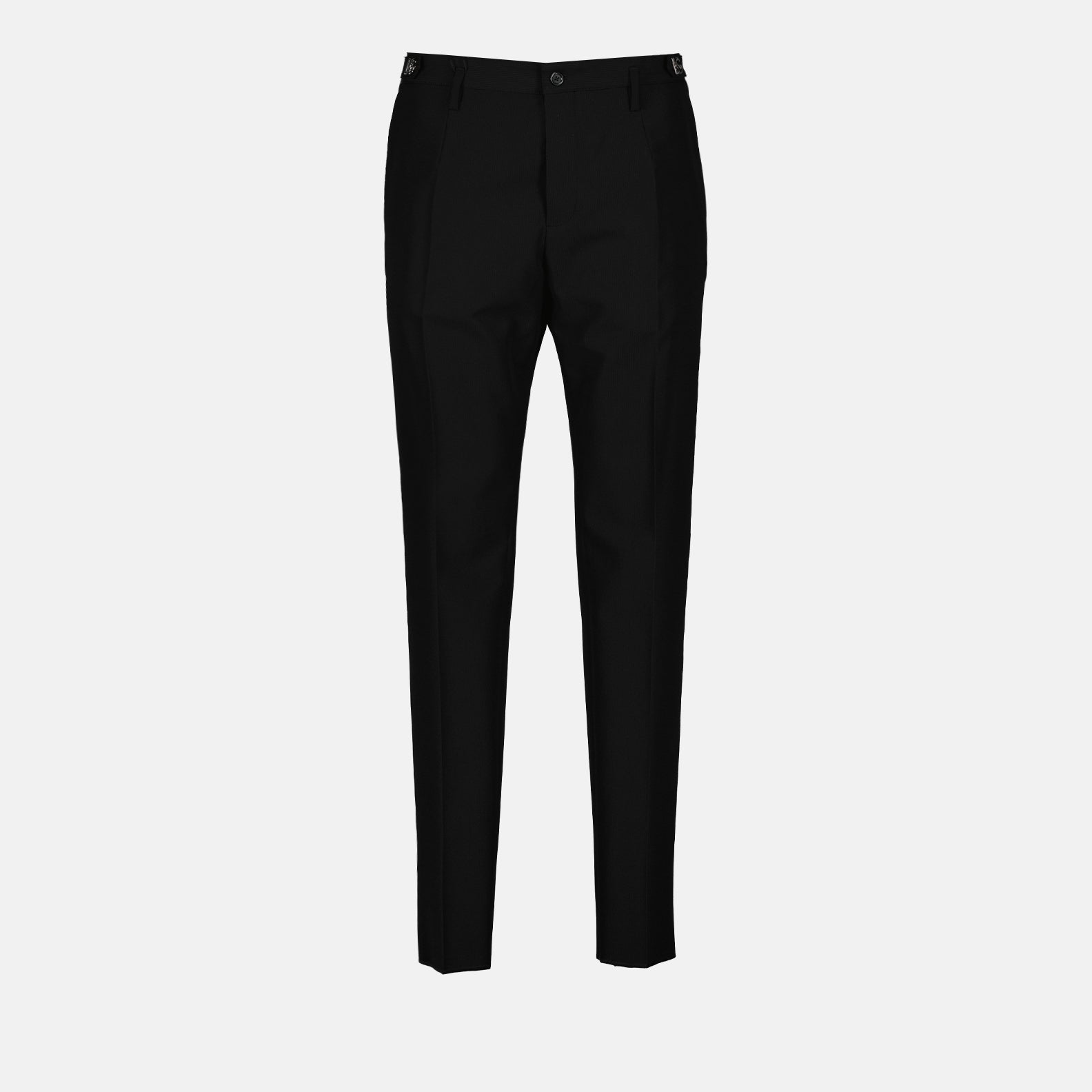 Pantalones Pantalones con Pinzas Dolce & Gabbana Negro Homme