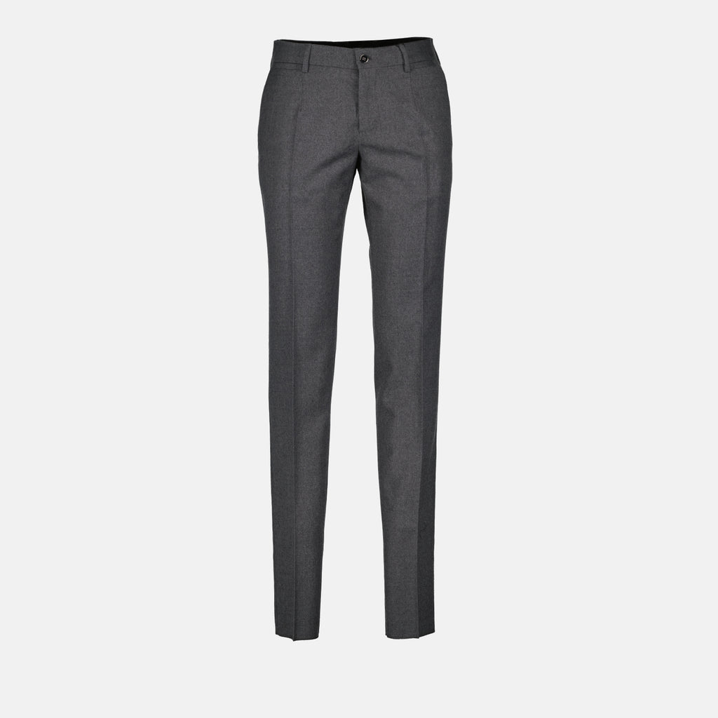Pants Pleated pants Dolce & Gabbana Gray Man