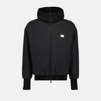 Jackets Logo Plaque Bomber Dolce & Gabbana Gray Homme