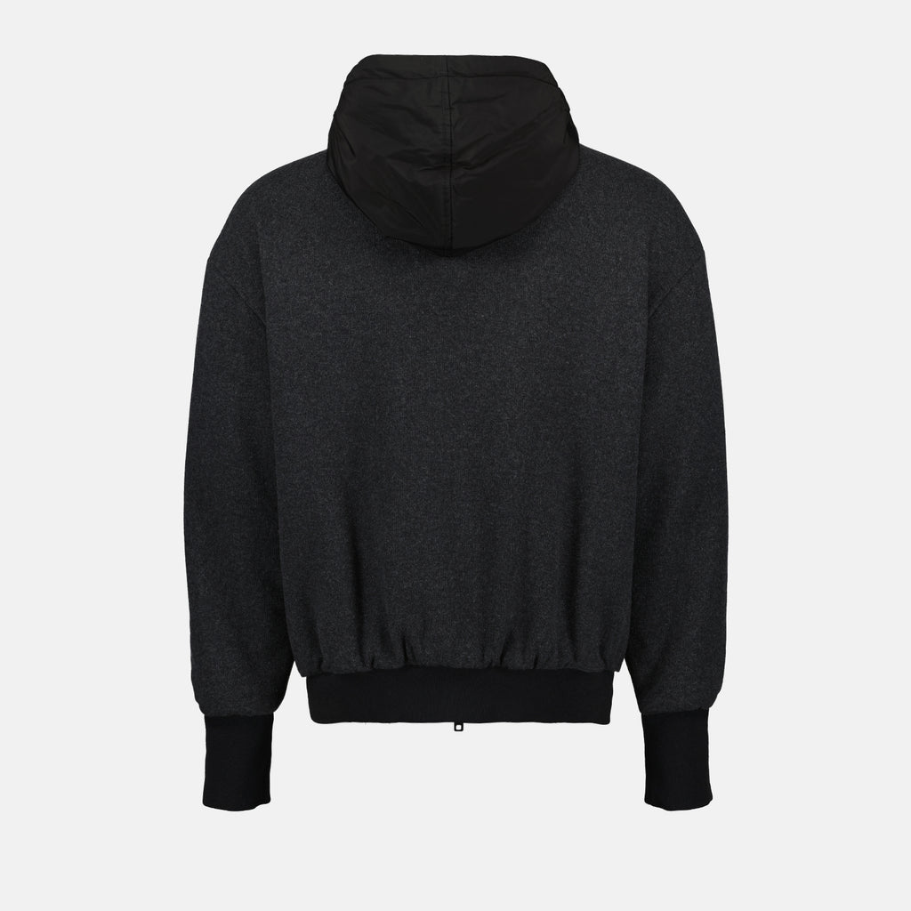 Jackets Logo Plaque Bomber Dolce & Gabbana Gray Homme