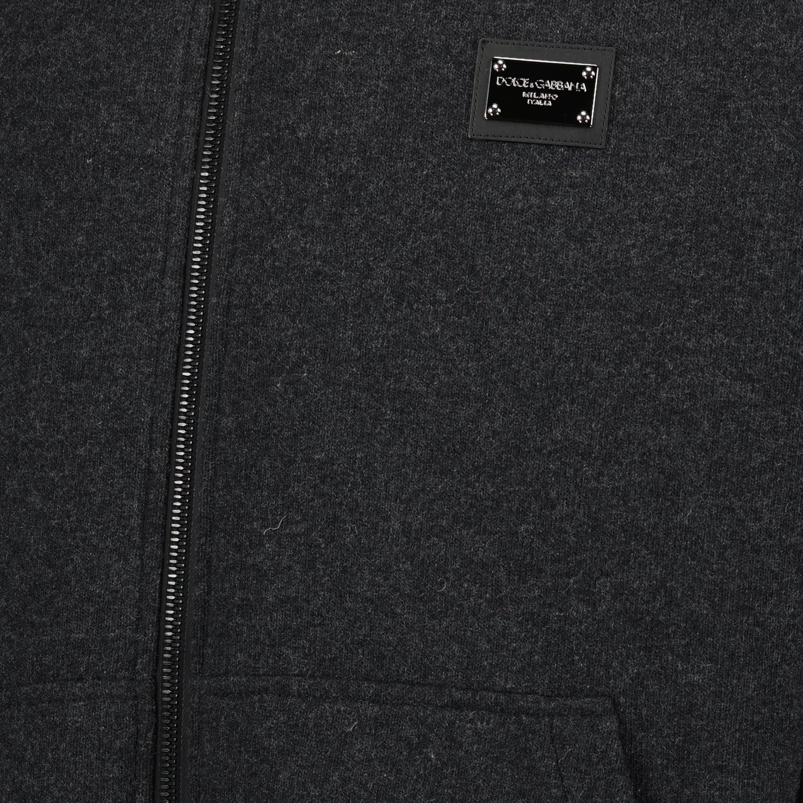 Jackets Logo Plaque Bomber Dolce & Gabbana Gray Homme