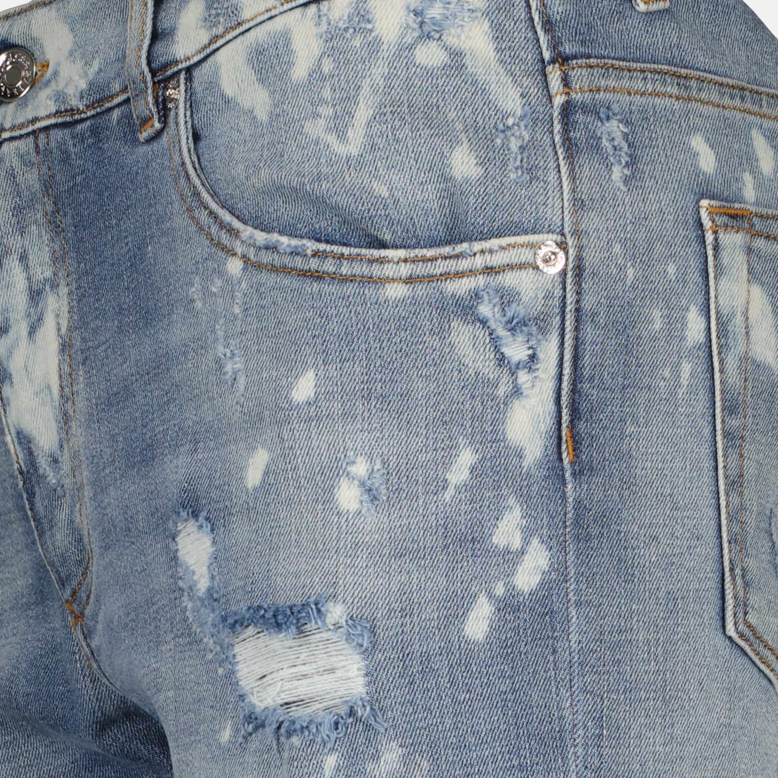 Pantalons Jean à effet usé Dolce & Gabbana Bleu Homme