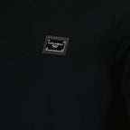 Prendas de punto Col roulé à logo plaque Dolce & Gabbana Negro Homme