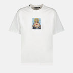 T-shirt T-shirt à imprimé religieux Dolce & Gabbana Bianco Homme