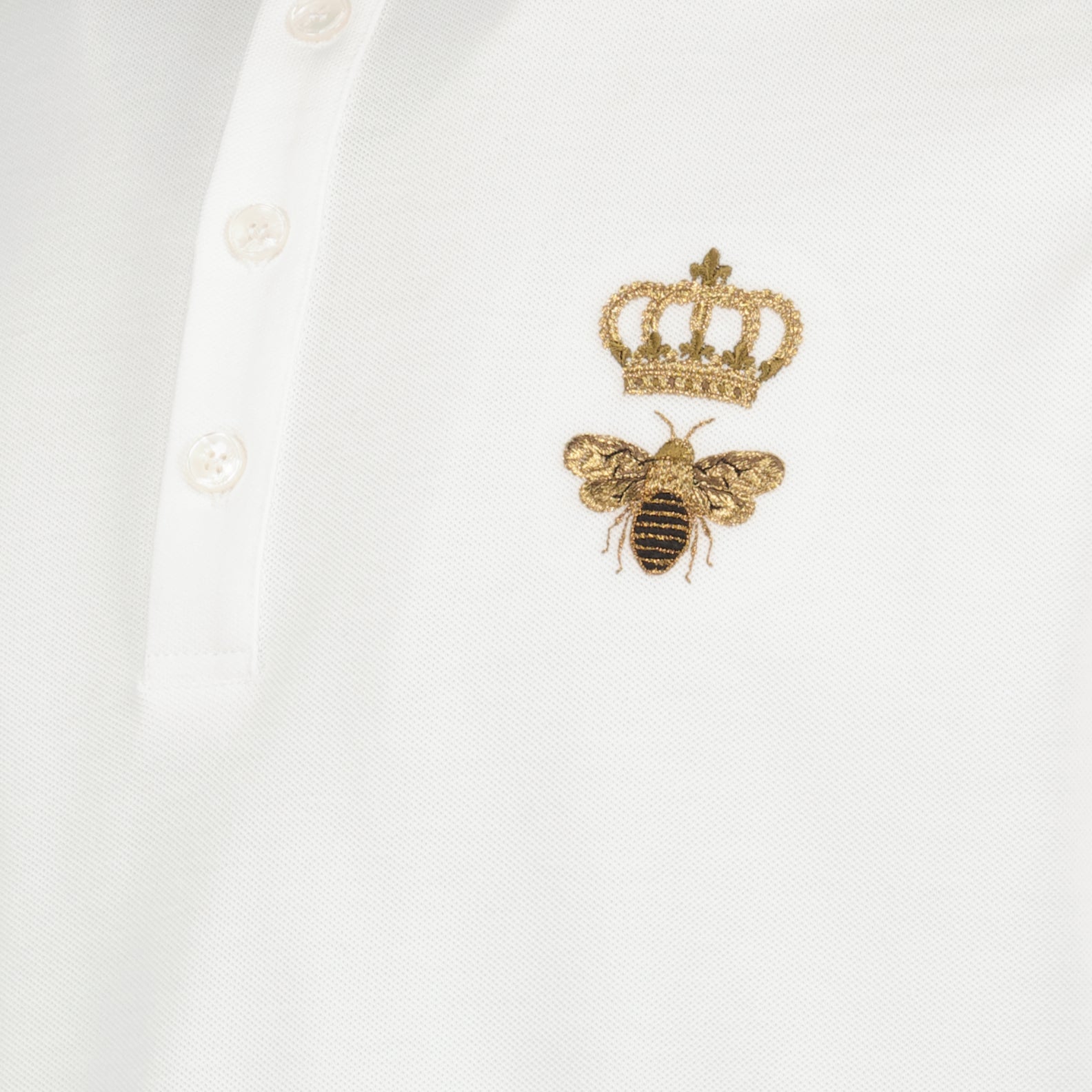 Polos Polo abeille Dolce & Gabbana Blanco Homme
