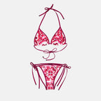 Moda de playa Bikini imprimé Majoliques Dolce & Gabbana Rosa Femme
