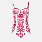 Beachwear Maillot de bain Majolique Dolce & Gabbana Rose Femme