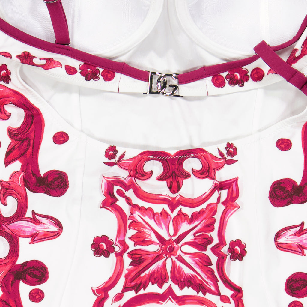 Beachwear Maillot de bain Majolique Dolce & Gabbana Rose Femme