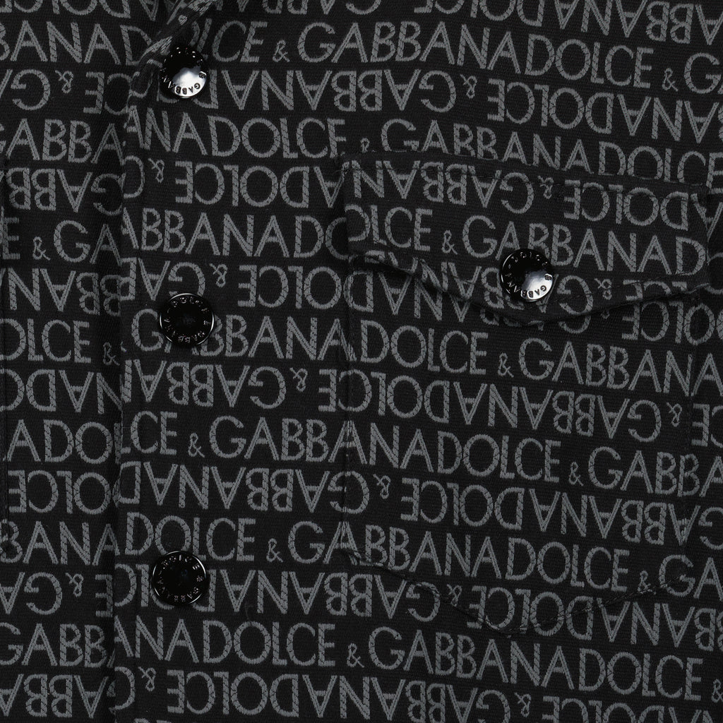 Camicie Camicia Monogrammata Dolce & Gabbana Grigio Homme