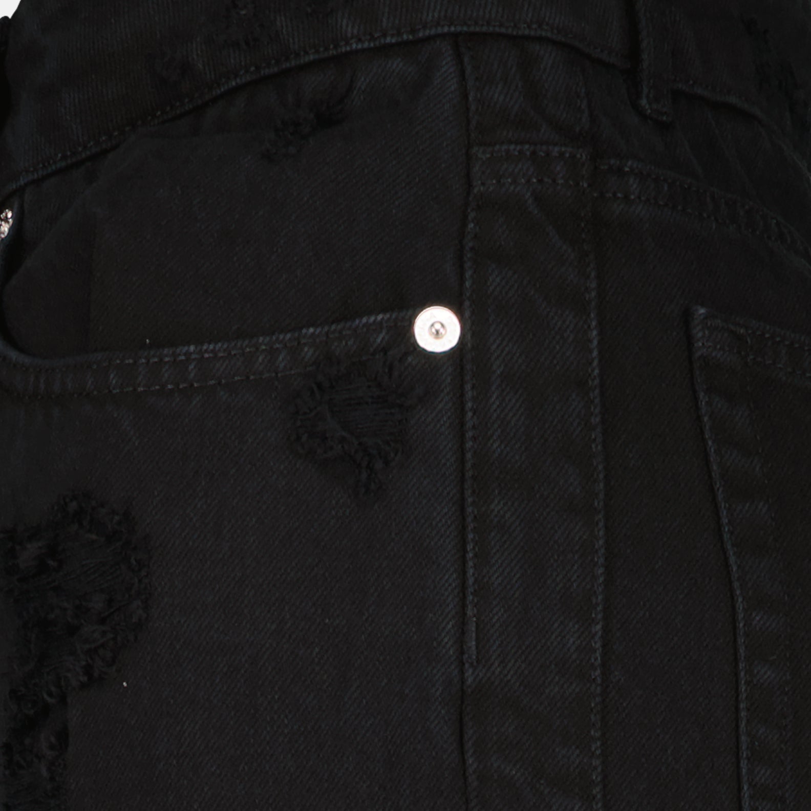 Pantalons Jean droit noir Dolce & Gabbana Noir Femme