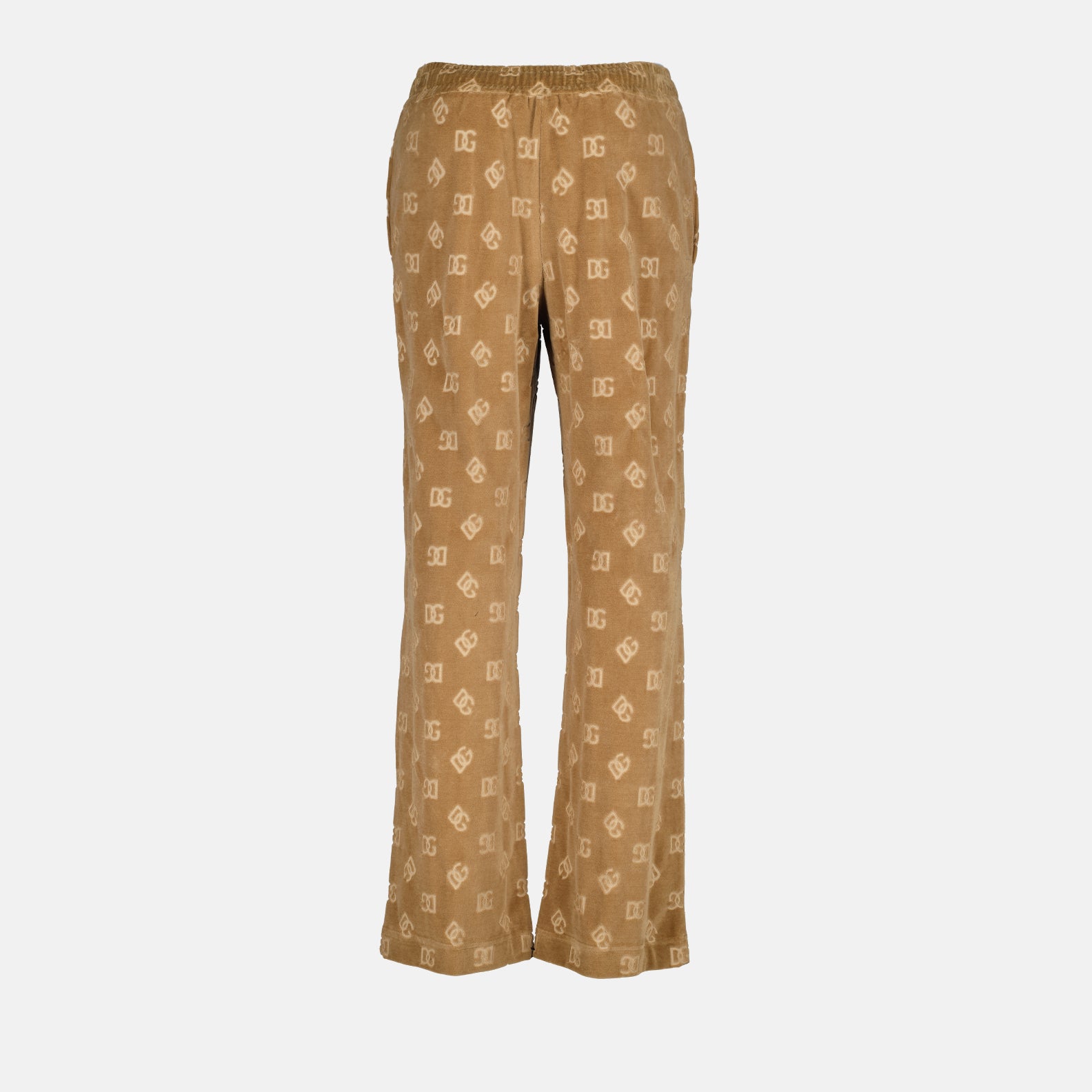 Pants Logo jogging pants Dolce & Gabbana Brown Man