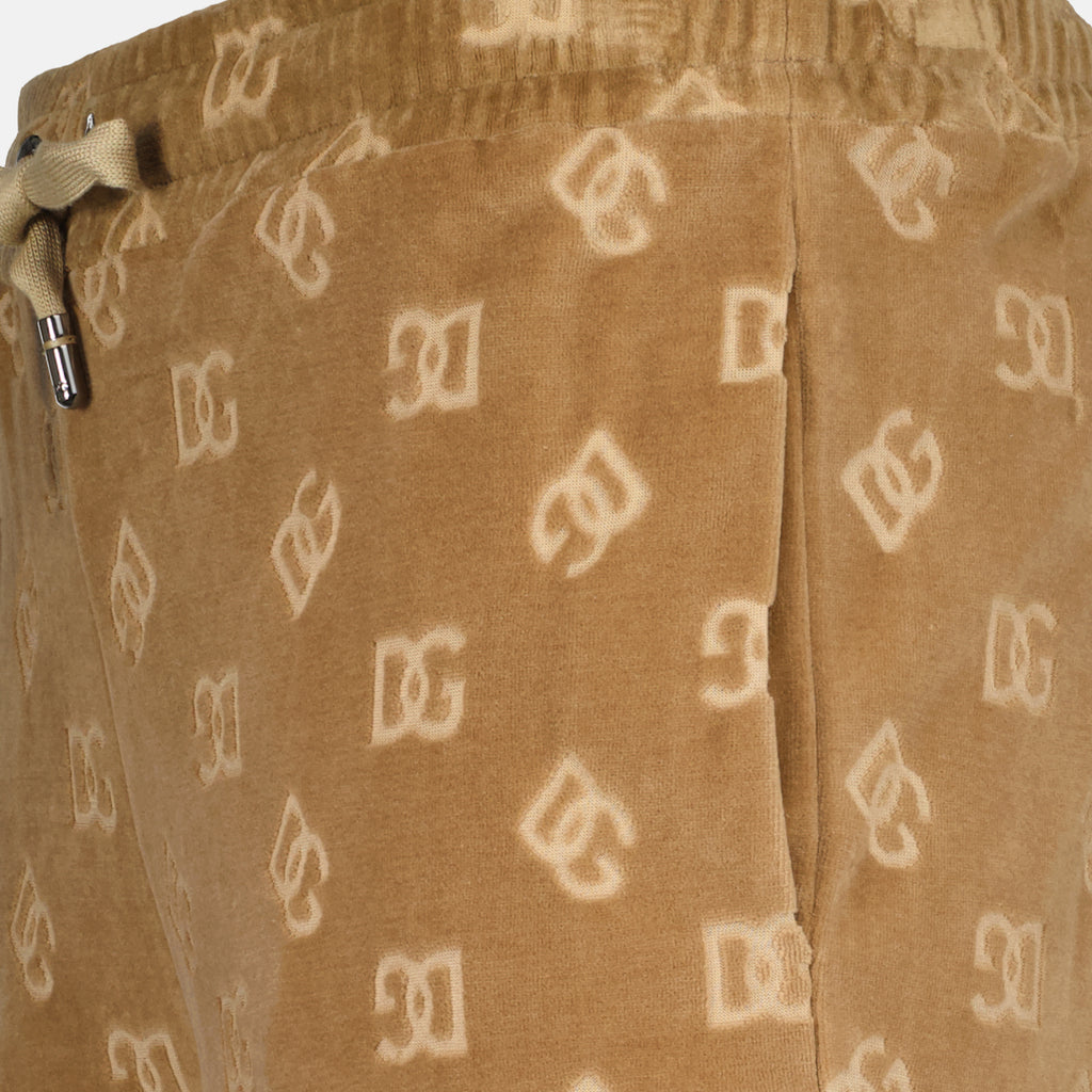 Pants Logo jogging pants Dolce & Gabbana Brown Man