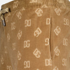 Pants Logo jogging pants Dolce & Gabbana Brown Man