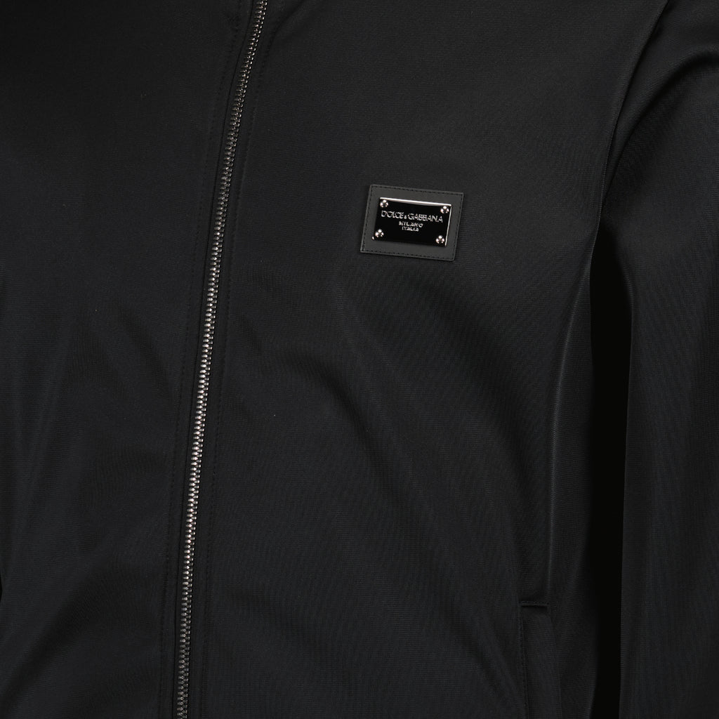 Jaquetas Veste à logo plaque Dolce & Gabbana Preto Homme