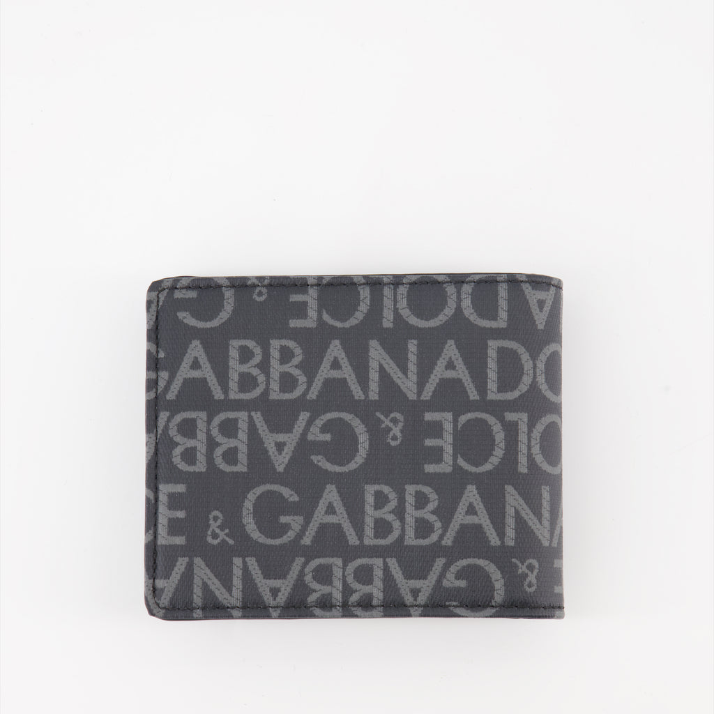 Small leather goods Monogram wallet Dolce & Gabbana Gray Man