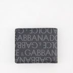 Small leather goods Monogram wallet Dolce & Gabbana Gray Man
