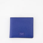 Pequeños artículos de cuero Portefeuille à logo plaque Dolce & Gabbana Azul Homme