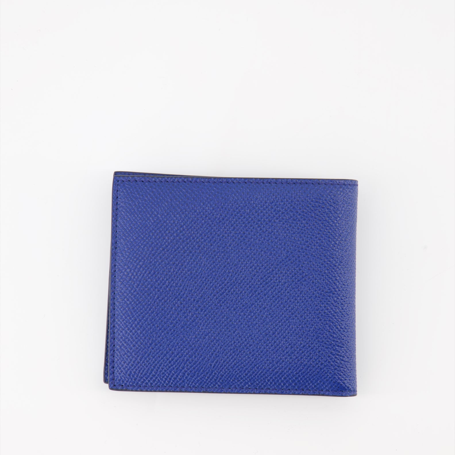 Small leather goods Logo plaque wallet Dolce & Gabbana Blue Man