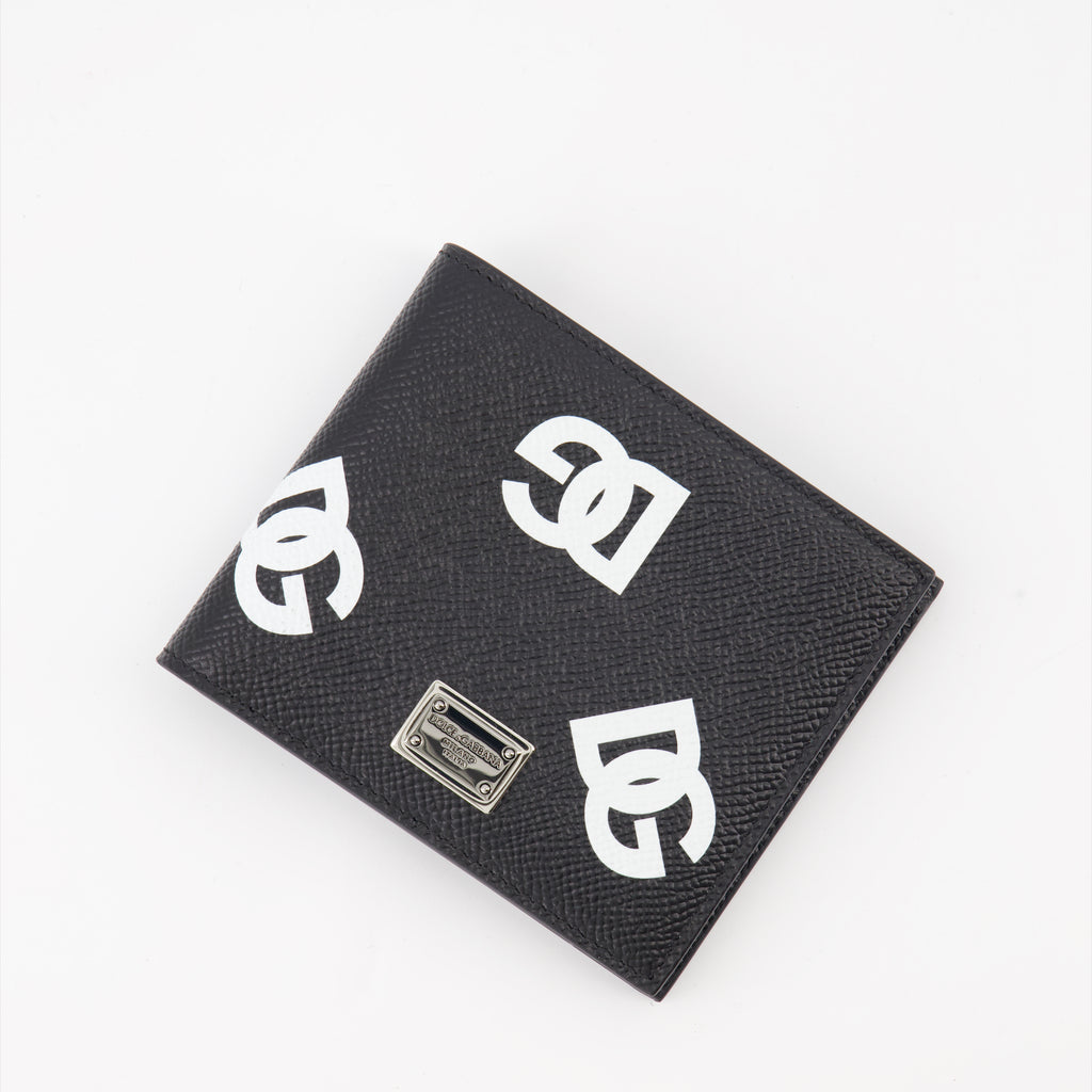 Pequeños artículos de cuero Portefeuille DG all-over Dolce & Gabbana Negro Homme