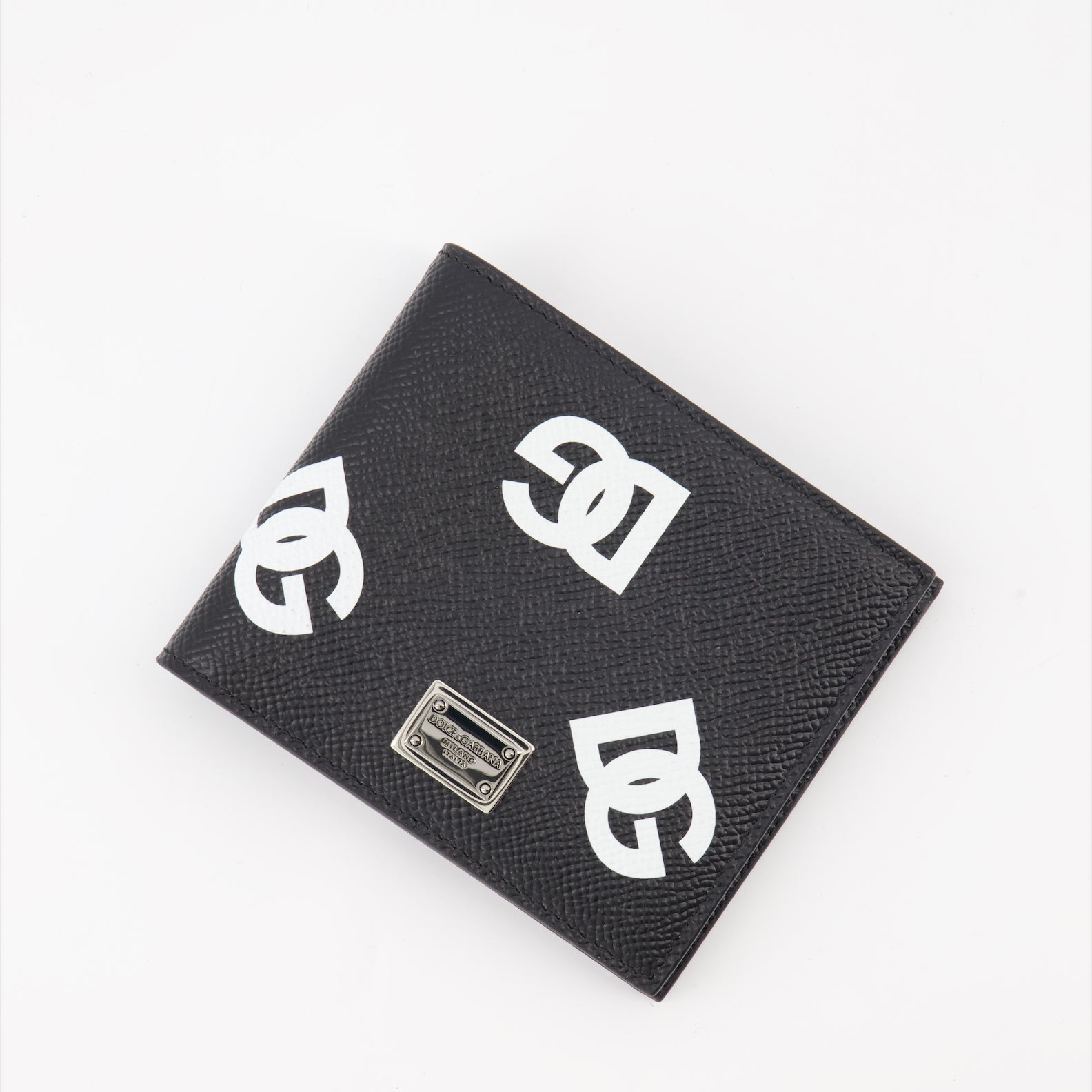 Small leather goods DG all-over wallet Dolce & Gabbana Black Man