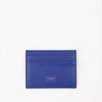 Small leather goods Logo plaque card holder Dolce & Gabbana Blue Man