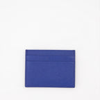 Small leather goods Logo plaque card holder Dolce & Gabbana Blue Man