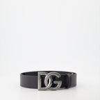 Cintos Ceinture DG Dolce & Gabbana Preto Homme