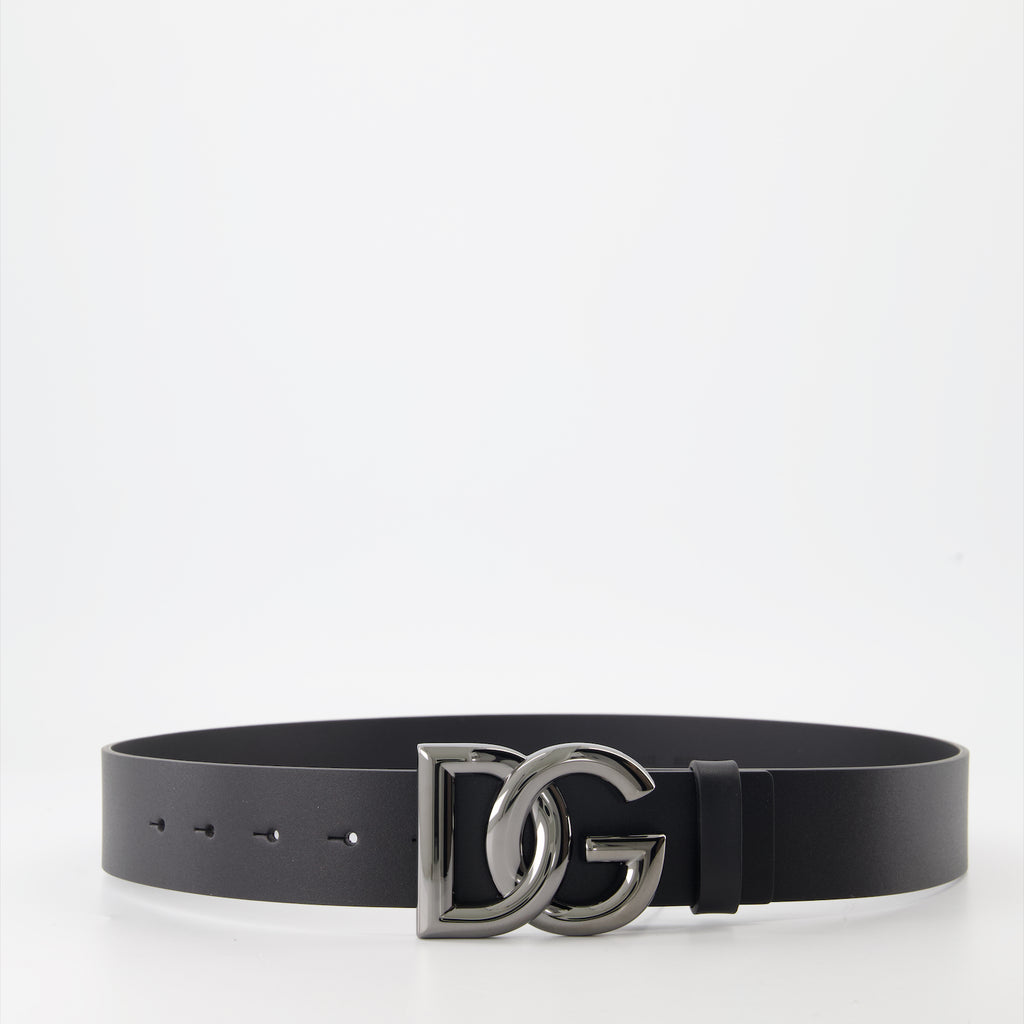 Cintos Ceinture DG Dolce & Gabbana Preto Homme