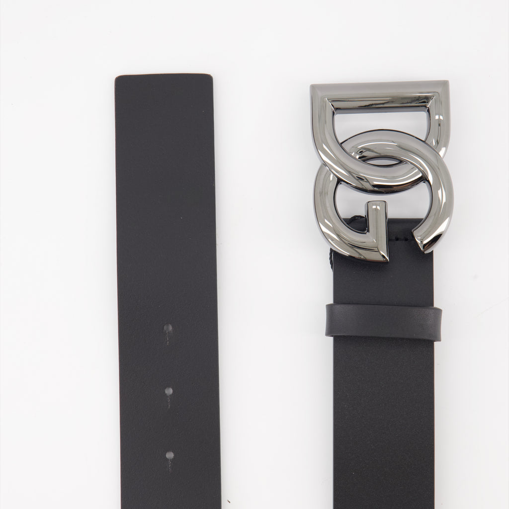 Cintos Ceinture DG Dolce & Gabbana Preto Homme
