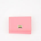 Small leather goods Logo plaque wallet Dolce & Gabbana Pink Women