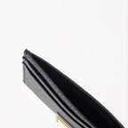 Small leather goods Logo plaque card holder Dolce & Gabbana Black Women