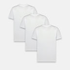 T-shirt Lot de T-shirts à logo Moncler Bianco Homme