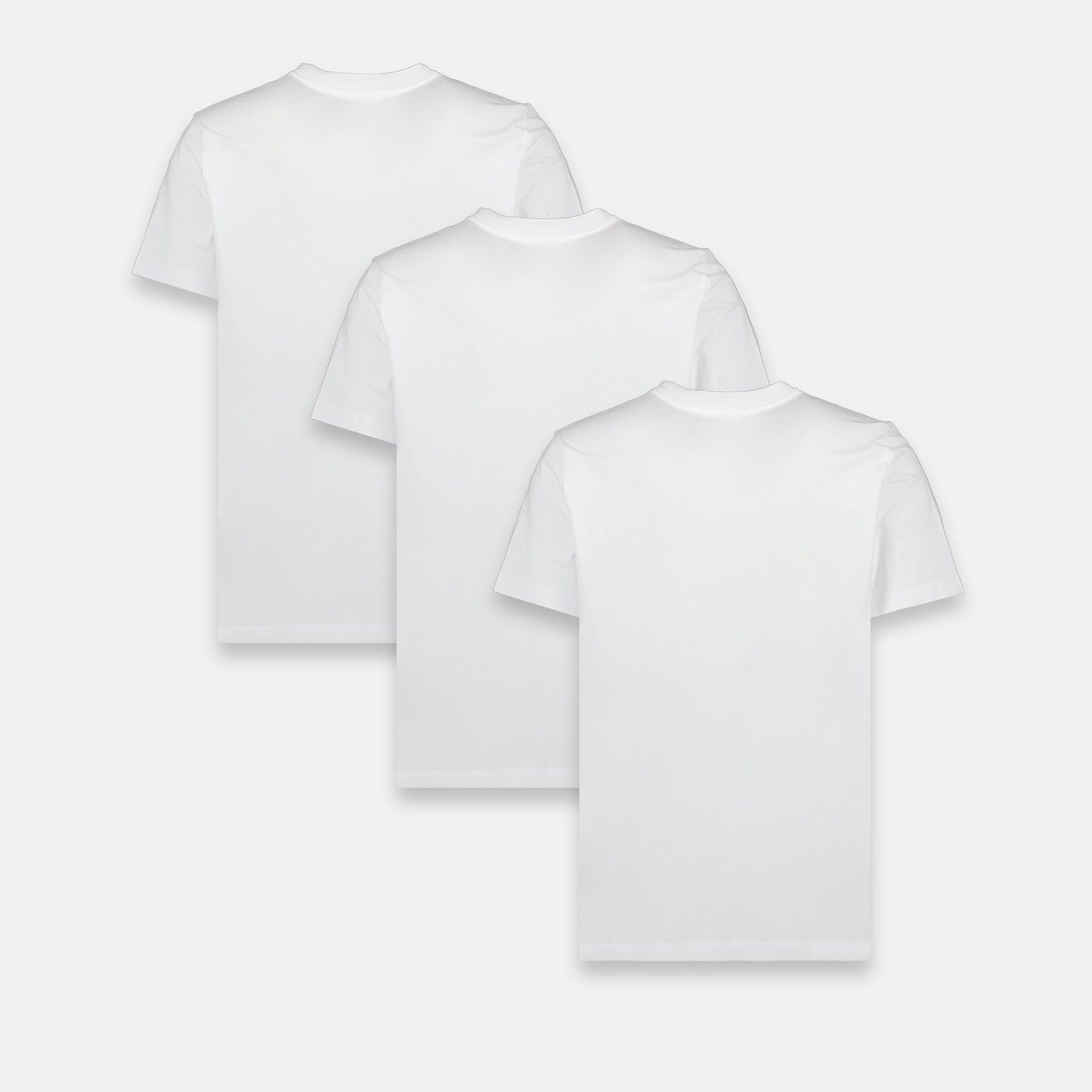 T-shirts Lot de T-shirts à logo Moncler Blanc Homme