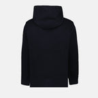 Sweatshirts Sweat à capuche à logo Moncler Bleu Homme