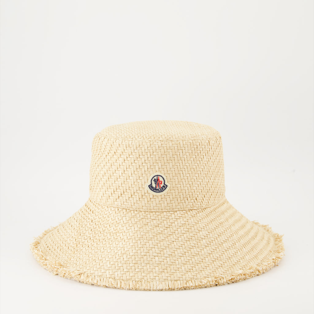 Chapéus, bonés e gorros Chapéu de Palha Moncler Bege Femme