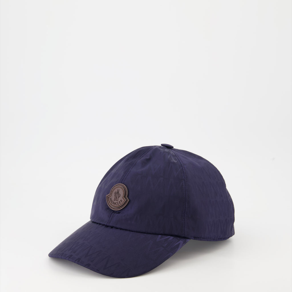 Chapeaux, casquettes et bonnets Casquette monogrammée Moncler Bleu foncé Homme