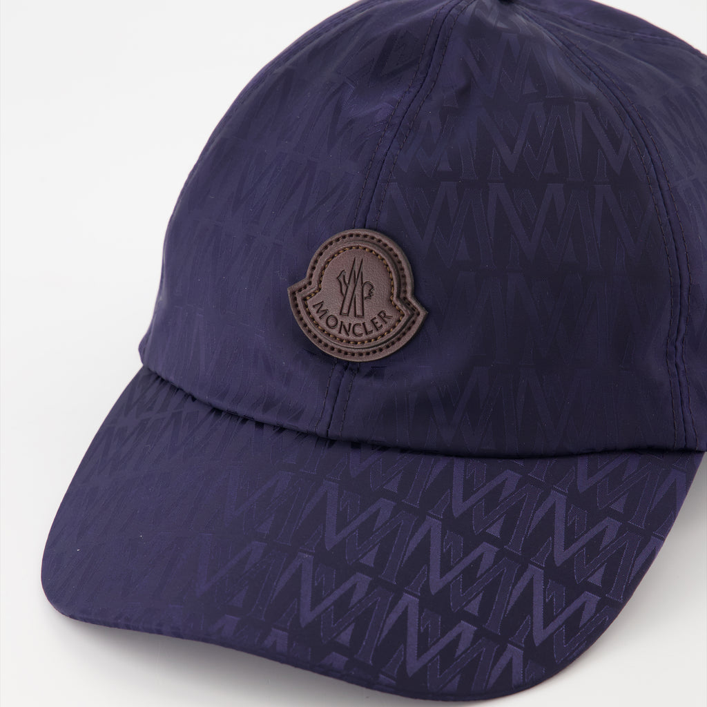 Chapeaux, casquettes et bonnets Casquette monogrammée Moncler Bleu foncé Homme