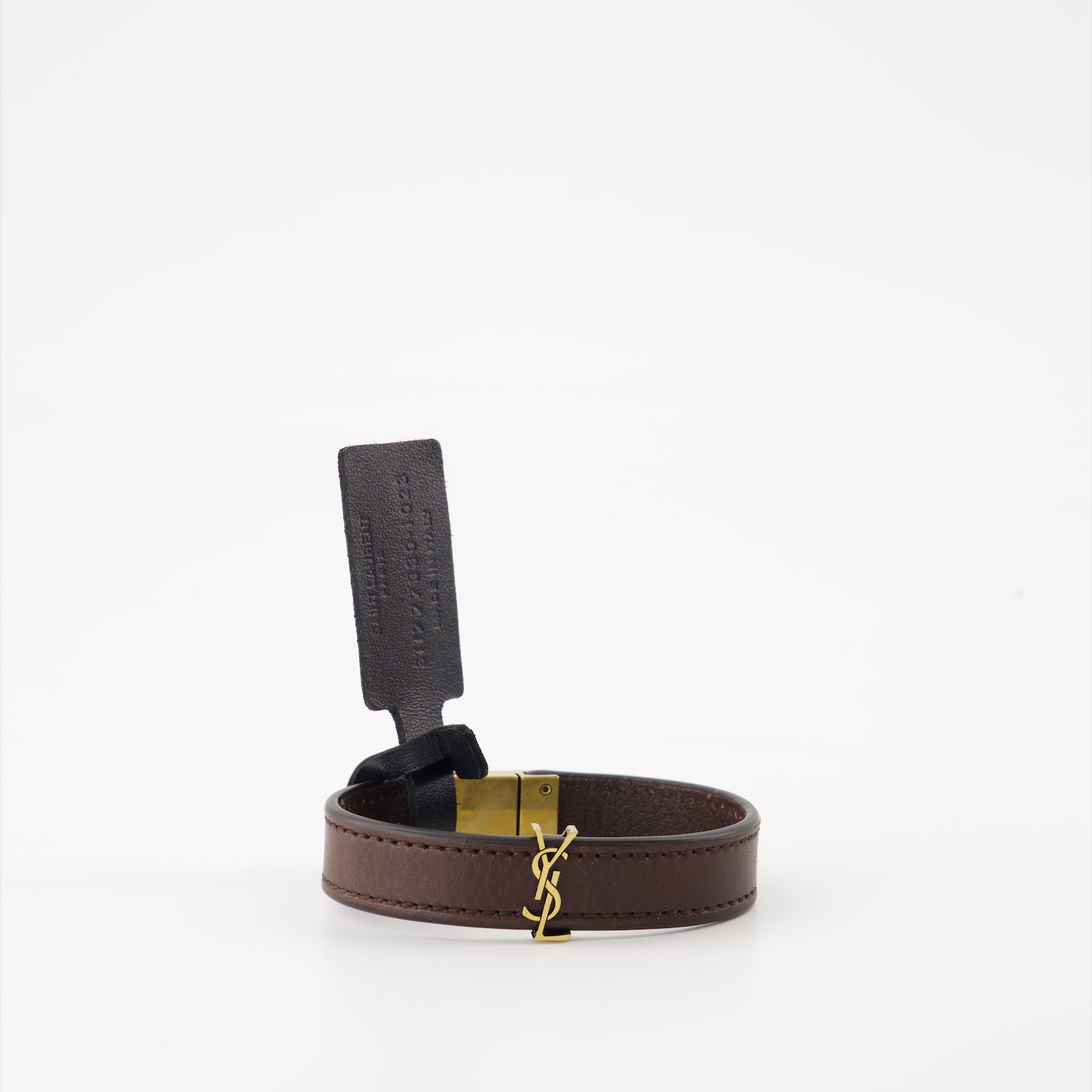 Bijoux Bracelet Cassandre Saint Laurent Marron Homme