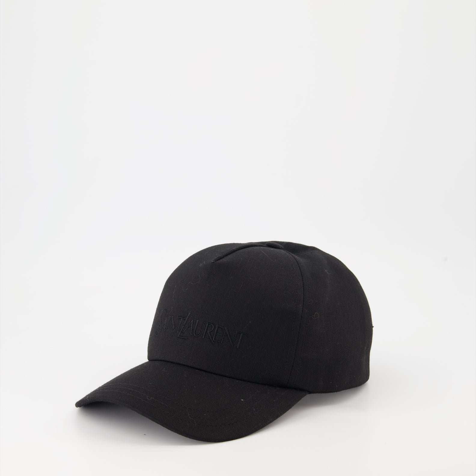 Chapeaux, casquettes et bonnets Casquette à logo Saint Laurent Noir Homme