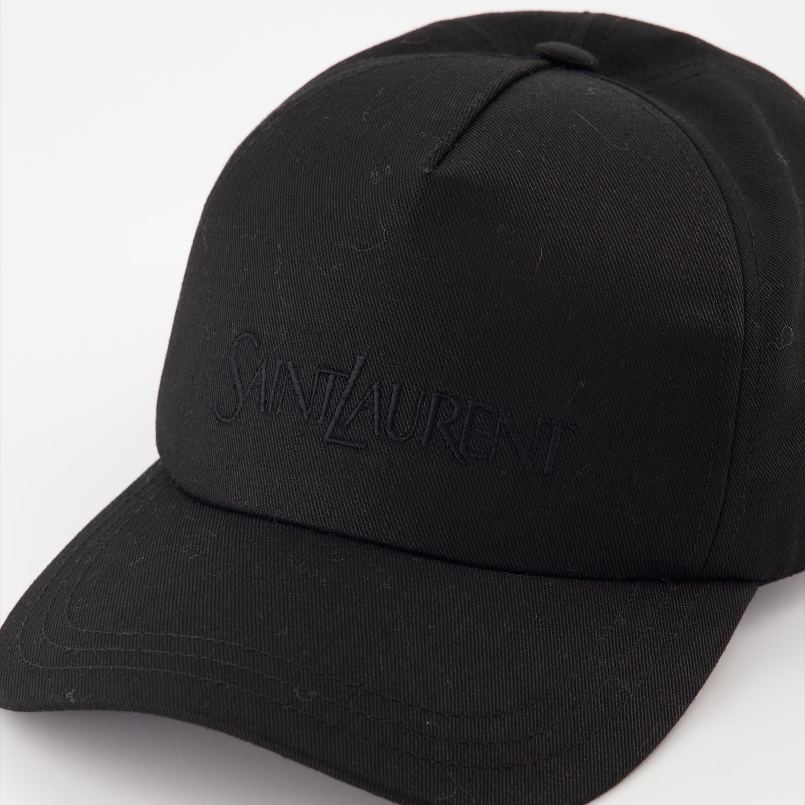 Chapeaux, casquettes et bonnets Casquette à logo Saint Laurent Noir Homme