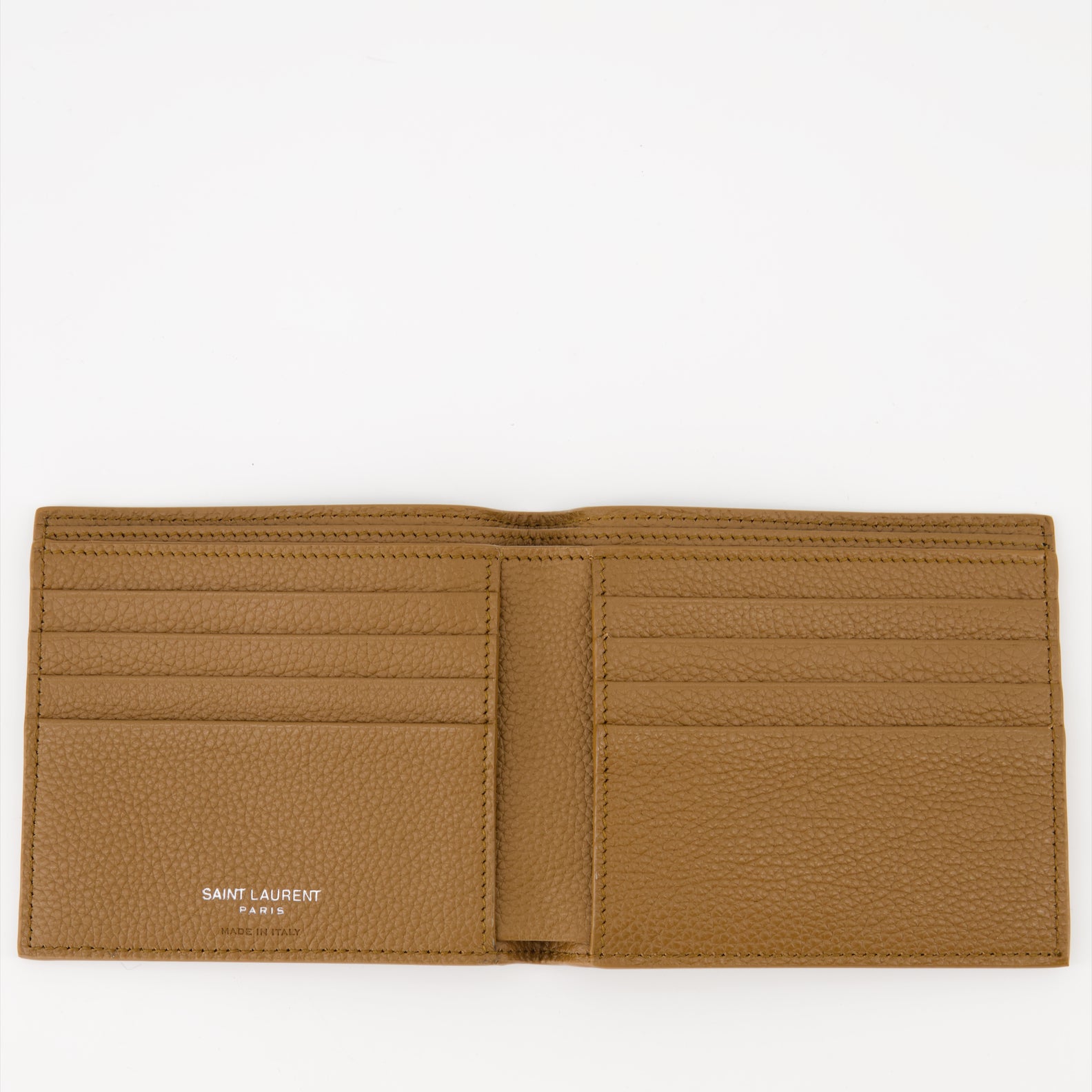 Small leather goods Portefeuille Cassandre Shadow Saint Laurent Brown Homme