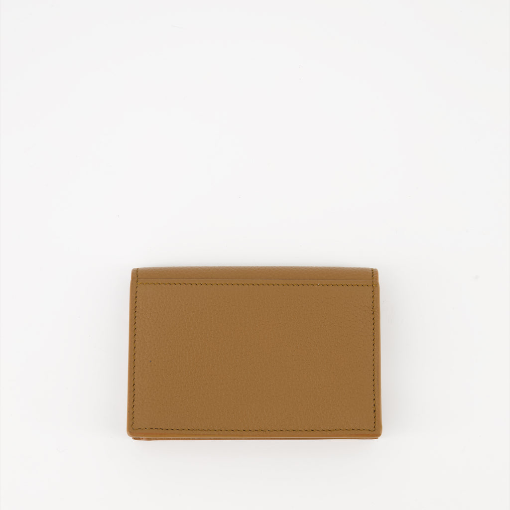Petite maroquinerie Porte monnaie Cassandre Shadow Saint Laurent Marron Homme