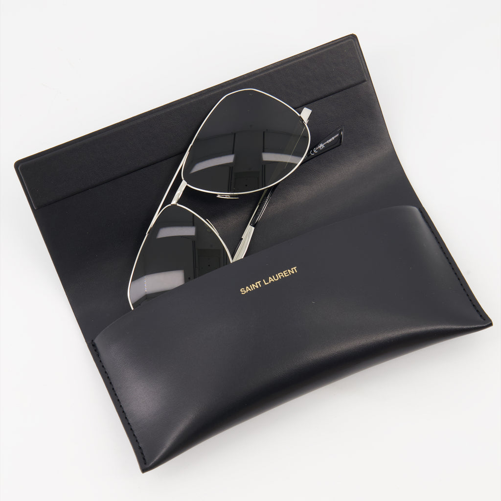 Occhiali Occhiali da sole SL 690 Saint Laurent Argento Unisex