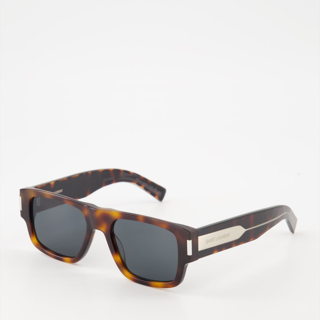 Brillen SL 659 Sonnenbrille Saint Laurent Braun Unisex