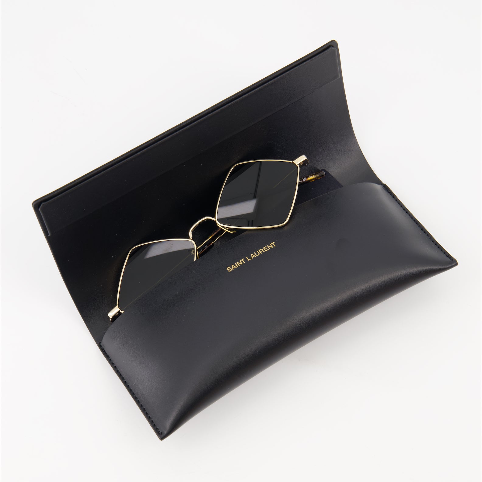 Lunettes Lunettes de soleil SL 302 Saint Laurent Doré Unisexe