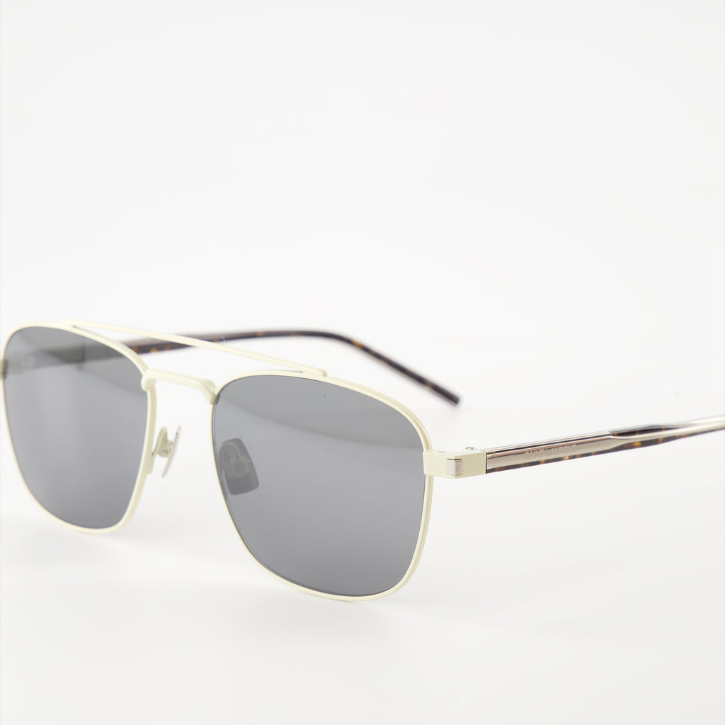 Lunettes Lunettes de soleil SL 665 Saint Laurent Beige Unisexe
