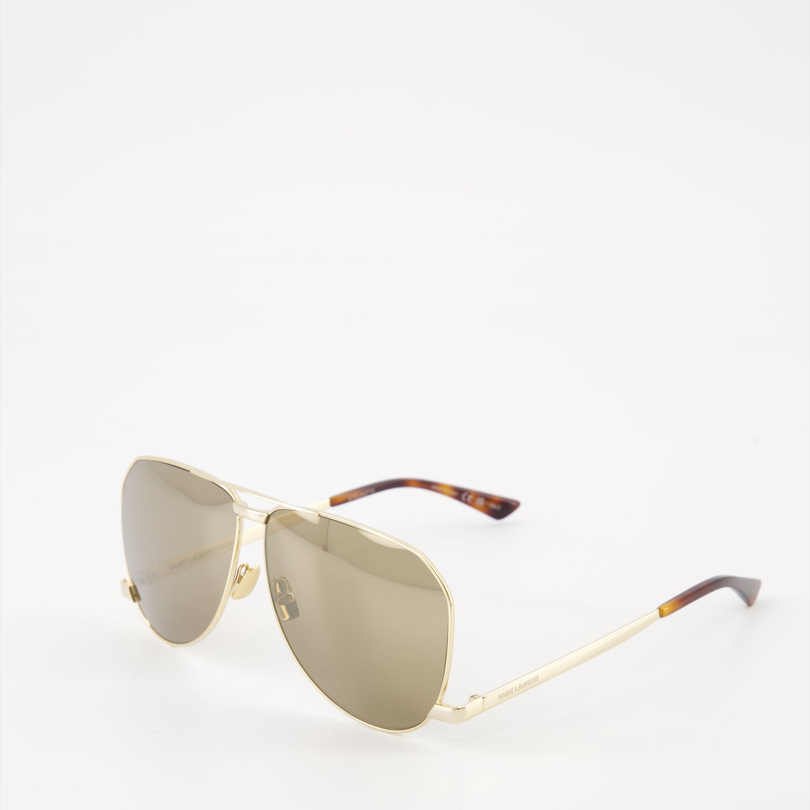 Lunettes Lunettes de soleil SL 690 Saint Laurent Doré Unisexe