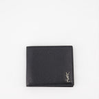 Pequeños artículos de cuero Portefeuille Cassandre en cuir Saint Laurent Negro Homme