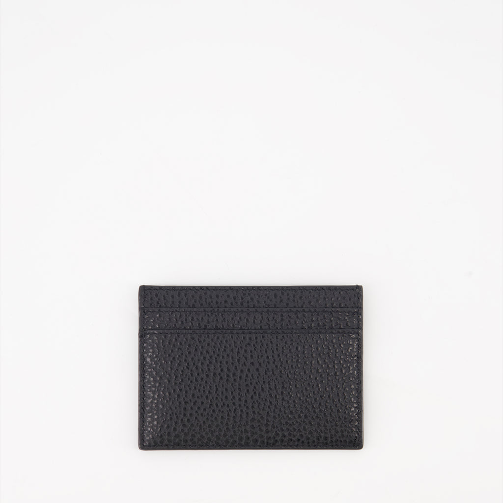 スモールレザーグッズ カッサンドル レザー カード ホルダー Saint Laurent 黒 男
